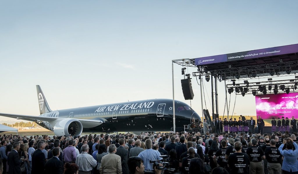 Die von Rolls-Royce-Triebwerken angetriebene 787-9 von Air New Zealand ist Teil der Flottenmodernisierung der Fluggesellschaft. Bild: Boeing