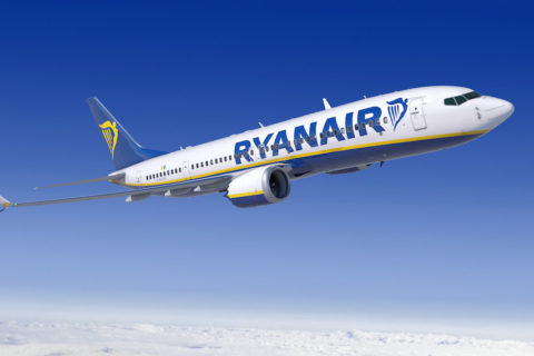 Das neueste Mitglied der 737 MAX Familie in den Farben der Ryanair. Bild: Boeing