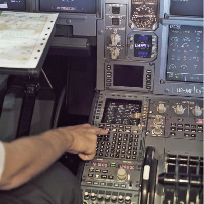 Das ATSAW System sorgt für mehr Sicherheit im Flugverkehr. Foto: Swiss