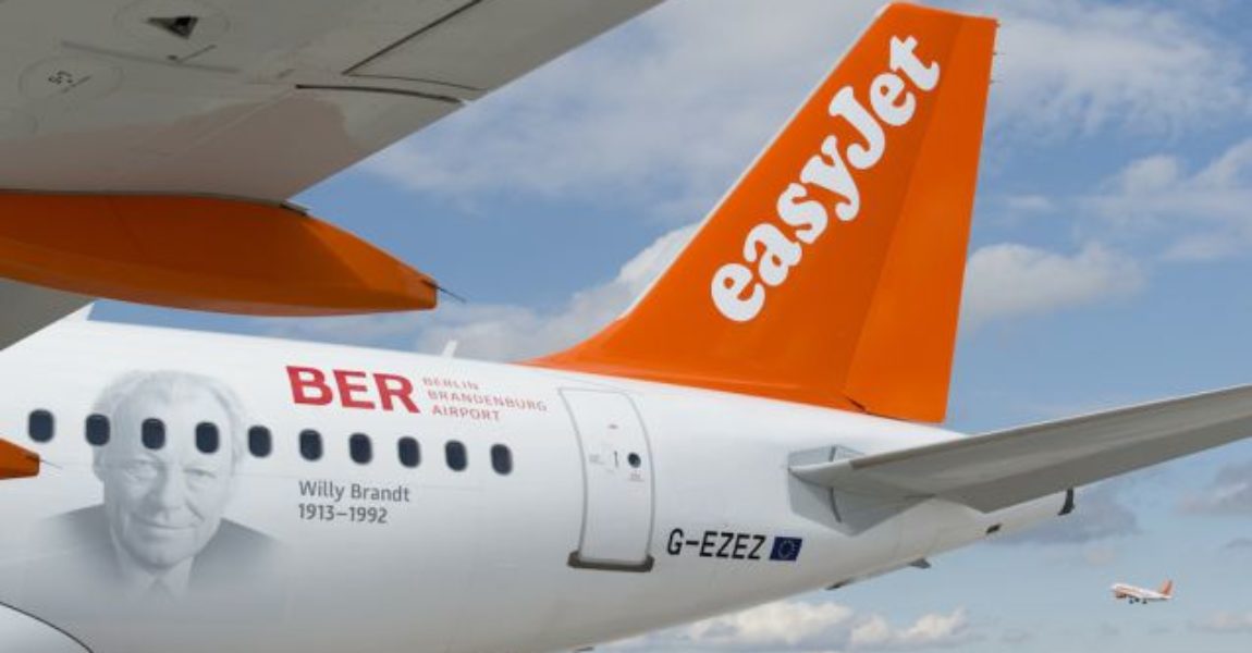 EasyJet verkleinert ihre Basis am Flughafen BER.