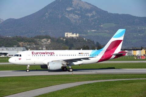 Eurowings fliegt trotz Waldbränden weiter die Ferieninsel Rhodos an.