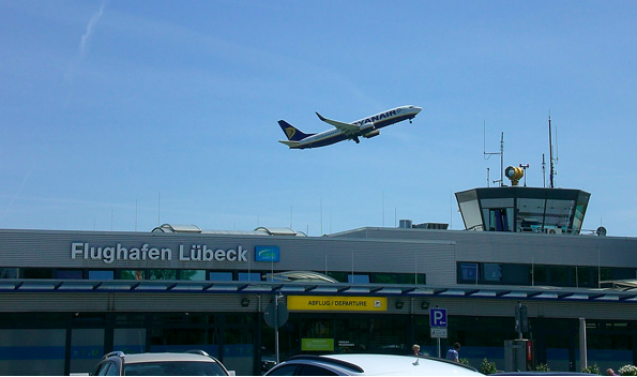Der Flughafen Lübeck ist insolvent. Foto: Flughafen Lübeck