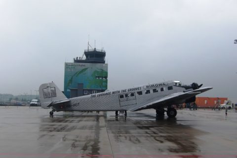 Die Tante Ju am Flughafen Hahn. Bild: Flughafen Hahn