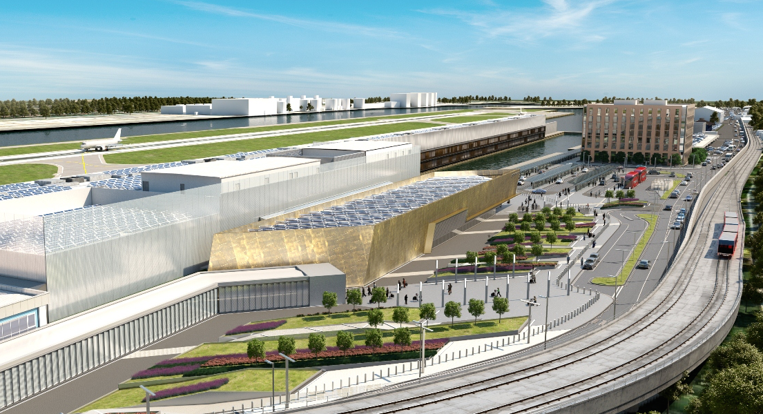 Die Pläne beinhalten den Ausbau der bestehenden Infrastruktur, u.a. um die Runway-Kapazität zu erhöhen und eine grössere Anzahl an Starts- und Landungen in den Spitzenzeiten zu ermöglichen. Bild: London City Airport