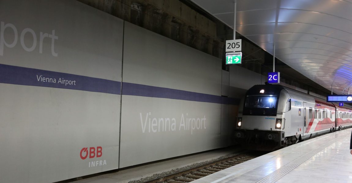 Ab 14. Dezember 2014 werden im 2-Stunden-Takt bis zu 15 Fernzüge täglich den Flughafen Wien anfahren. Bild: Flughafen Wien