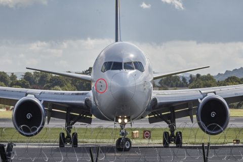 Das Pitot-Rohr einer Boeing 767. Foto: Pexels