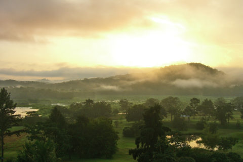Sonnenaufgang am Panamakanal. Bild: shutterstock / The Visual Explorer