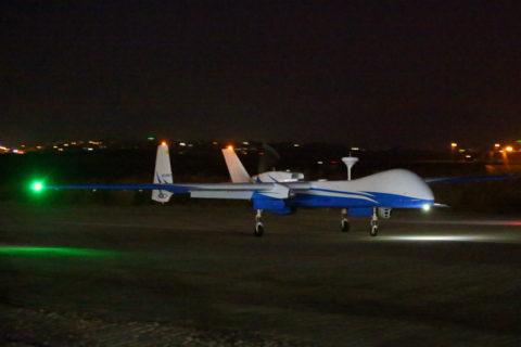 Noch während der ILA will die Airbus-Gruppe nach dpa-Informationen einen Kooperationsvertrag mit Israel Aerospace Industries (IAI) treffen. IAI stellt unter anderem UAV vom Typ Heron (im Bild die Super Heron) her. Bild: IAI