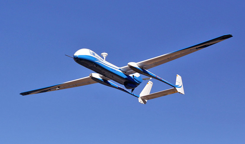 Die «unbemannten fliegenden Systeme», wie zum Beispiel die Super Heron der IAI, sind der am schnellsten wachsende Branchensektor (im Bild die Super Heron der IAI). Bild: IAI