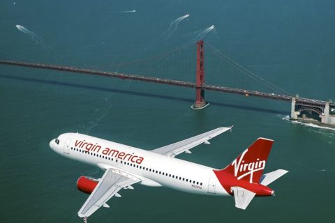 Virgin America will sich bei Investoren vorstellen. Foto: Virgin America