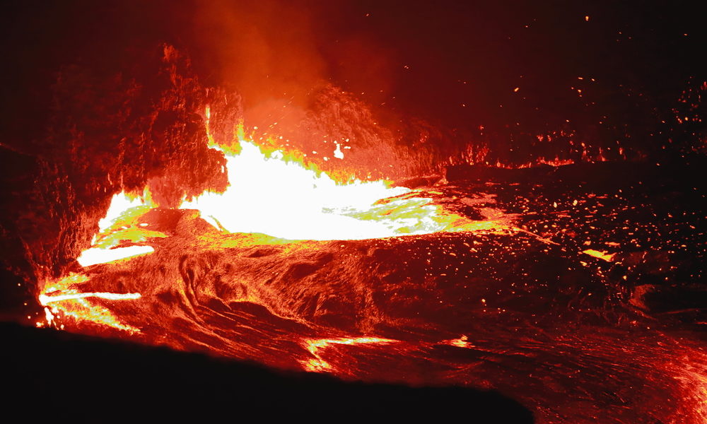 In der nordäthiopischen Danakil-Wüste kann man den aktiven Vulkan Erta Ale besichtigen. Bild: shutterstock / rweisswald