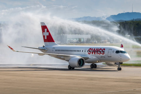 Swiss setzt die kleinere Version A220-100 des ehemaligen Bombardier-Flugzeugs ein
