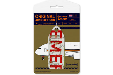 Aviationtags der ersten
Airbus A380 Aviationtag Edition und ein exklusives Designer-It-Piece aus dem Hause bordbar gehen für den guten Zweck an Mitsteigerer!