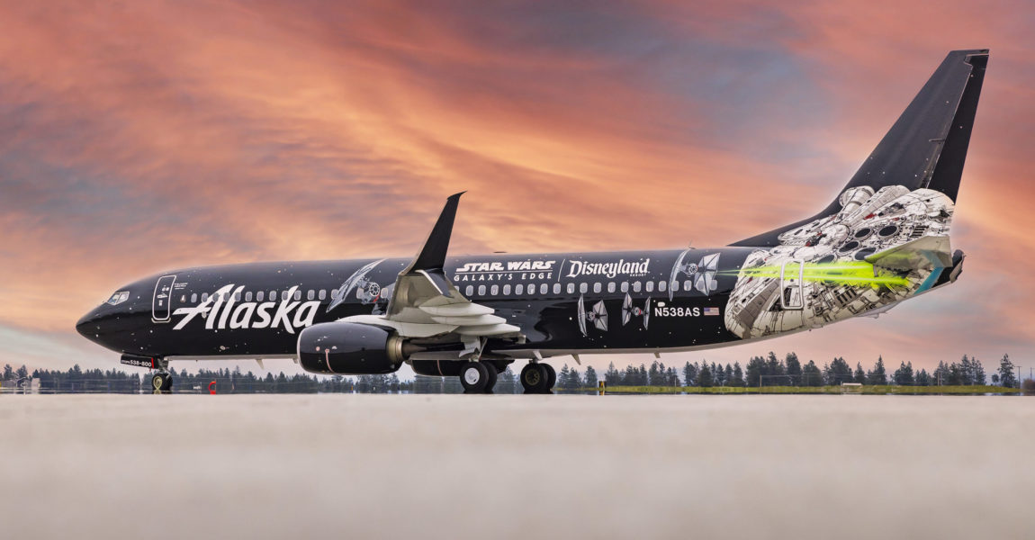 Alaska Airlines: So sieht das neue Star Wars-Flugzeug aus.