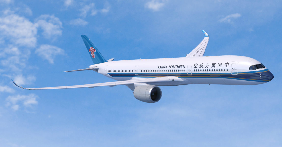 China Southern Airlines fliegt nach zweijähriger Corona-Pause wieder den Flughafen Frankfurt an. Foto: Airbus