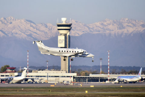 Der Flughafen Mailand-Malpensa wird zweimal täglich von Twin Jet angeflogen. Foto: Marco Minari