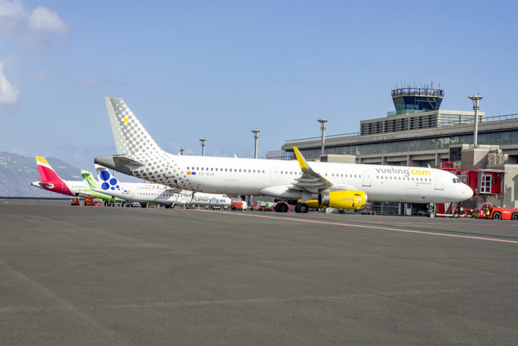 Iberia Express am Flughafen La Palma