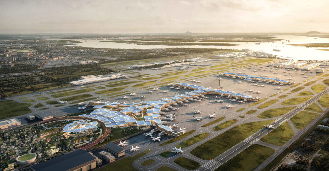 2024 soll am Flughafen Singapur der Bau von Terminal 5 starten.