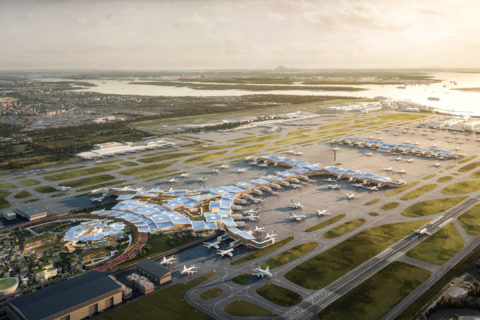 2024 soll am Flughafen Singapur der Bau von Terminal 5 starten.