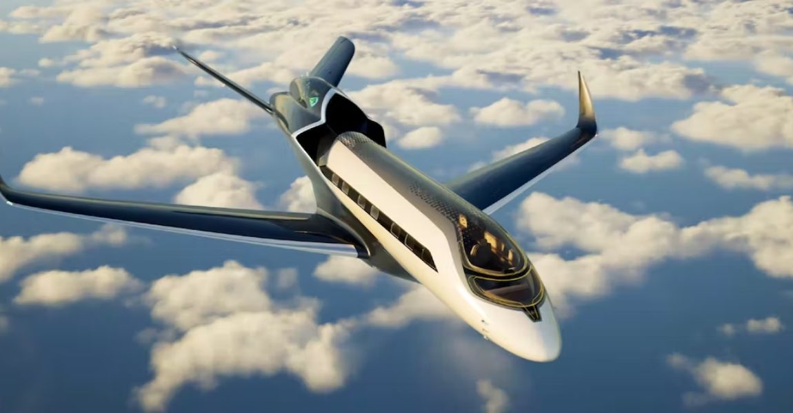 So könnte ein autonomer Businessjet von Embraer aussehen.
