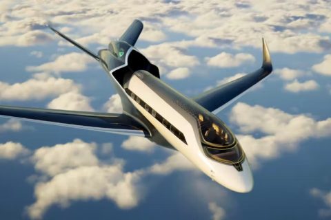 So könnte ein autonomer Businessjet von Embraer aussehen.