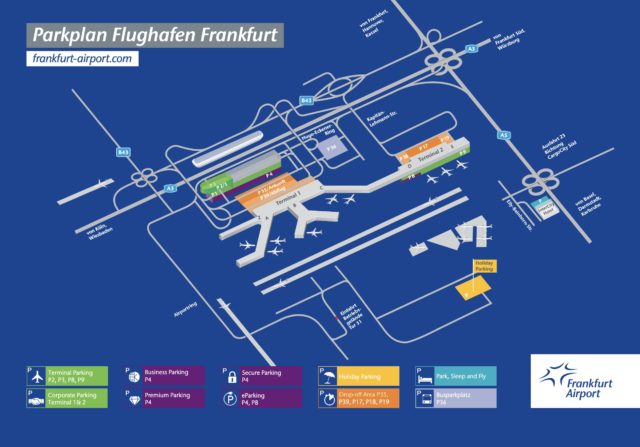 p9 terminal 2 parking frankfurt airport
