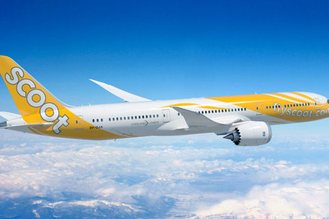 Scoot betreibt Kurz- und Langstreckenflüge von und nach Singapur. Auf einem solchen Flug erreignete sich der Vorfall.