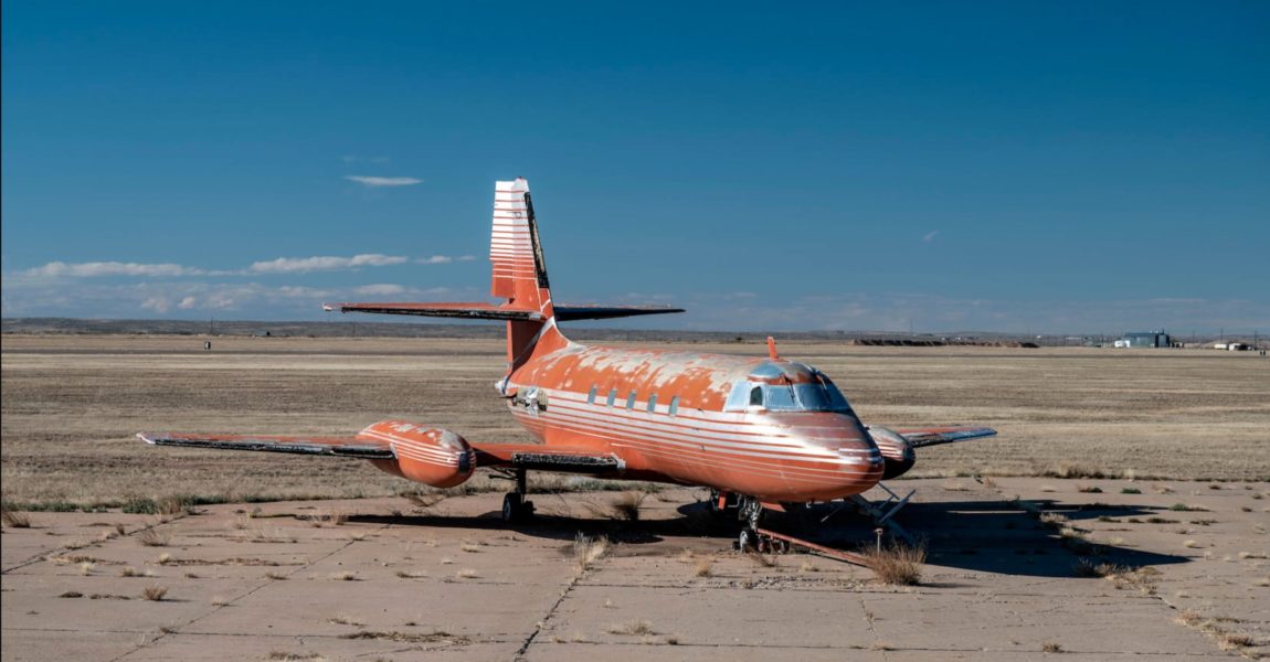 Es wird wohl Einiges an Restauration benötigen: Die Lockheed Jetstar von Elvis Presley.