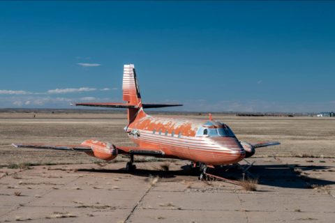 Es wird wohl Einiges an Restauration benötigen: Die Lockheed Jetstar von Elvis Presley.