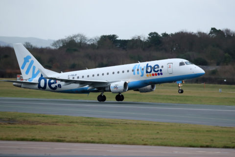 Weniger als ein Jahr nach ihrem Neustart hat die britische Regionalfluglinie Flybe erneut Insolvenz angemeldet. 
