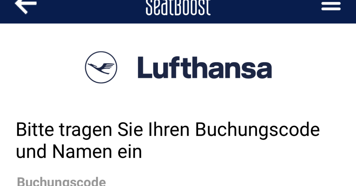 Ein Upgrade in die Business-Class ist nun per App möglich.