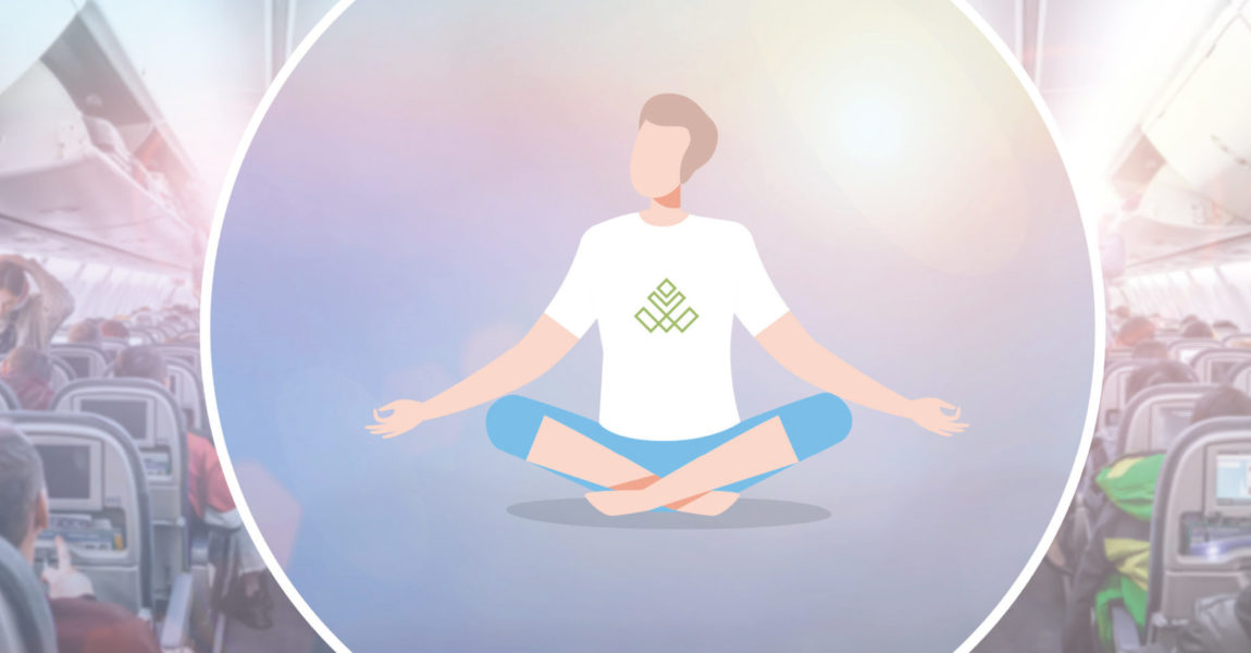 Die Meditationsapp soll dazu beitragen, dass Passagiere entspannter fliegen.