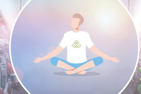 Die Meditationsapp soll dazu beitragen, dass Passagiere entspannter fliegen.
