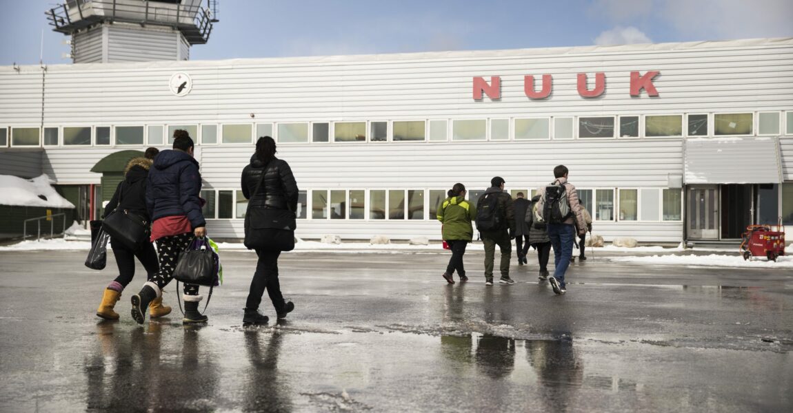 Das bisherige Abfertigungsge- bäude in Nuuk ist für künftige Aufgaben wenig geeignet.
