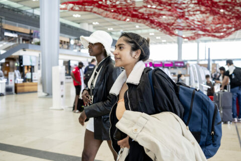 Sommerreiseverkehr am Flughafen BER