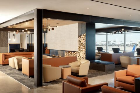 Der neue United Club in Denver.