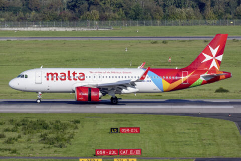 Die finanziell angeschlagene Air Malta wird Ende März den Flugbetrieb einstellen.