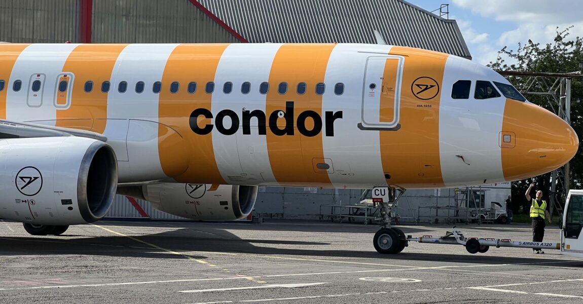 Eine A320 wurde vom Blitz getroffen (Symbolbild)