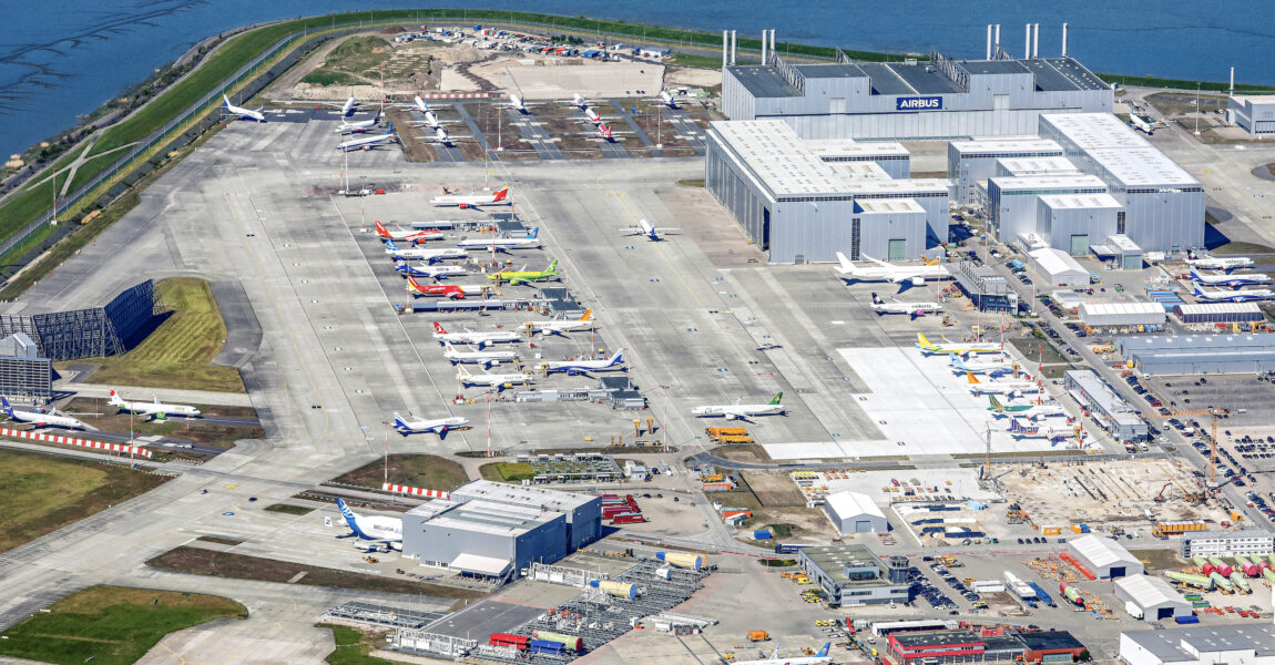 Der Airbus-Standort Hamburg-Finkenwerder boomt.