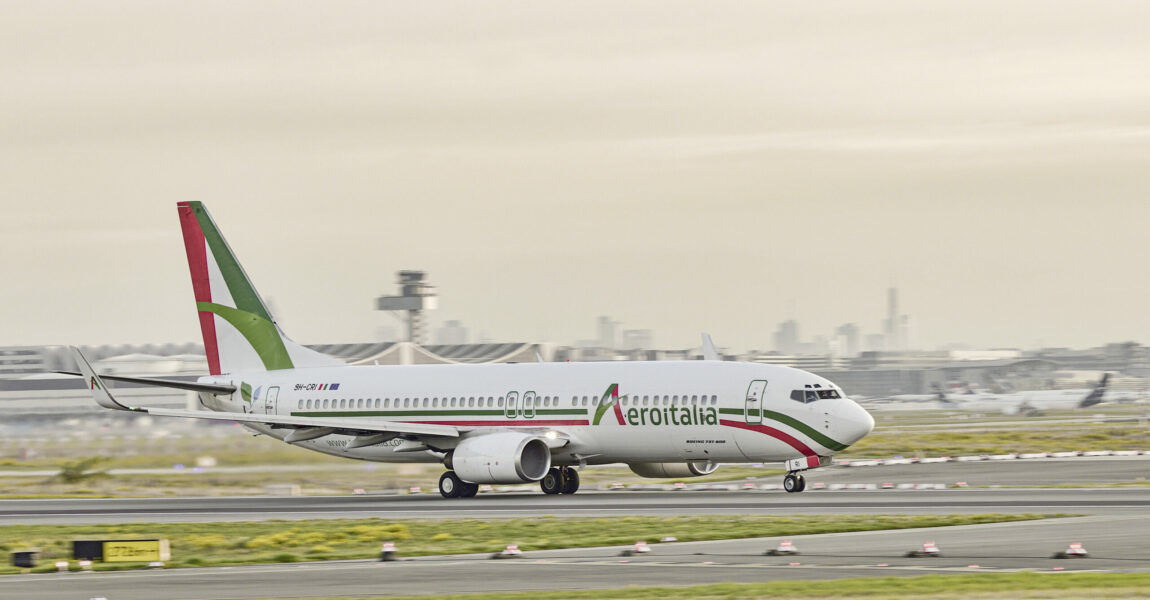 Das stilisierte A ziert sowohl das Leitwerk als auch die Winglets.