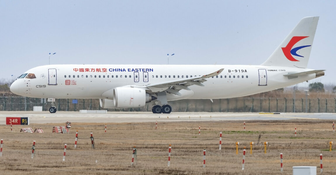 Die Comac C919.