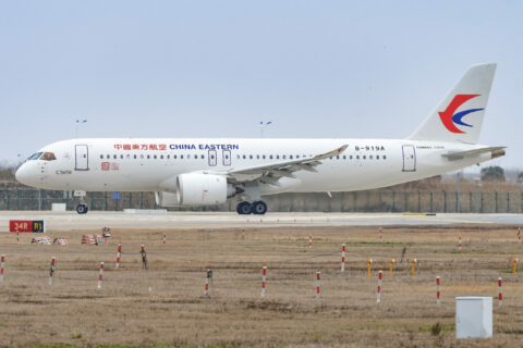 Die Comac C919.