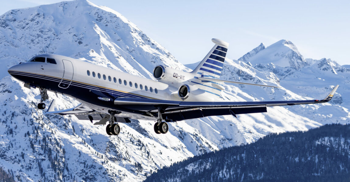 In der Business Aviation werden regelmäßig schwierigere Flugplätze angeflogen als von Airlines, etwa das schweizerische Samedan mitten in den Alpen.