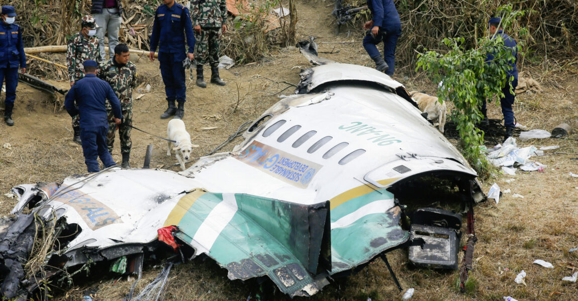 Im Anflug auf Pokhara in Nepal wurde die ATR 72 von Yeti Airlines zu langsam und stürzte ab.