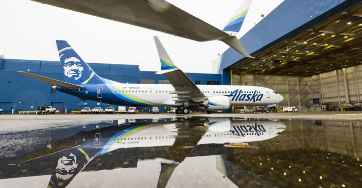 Alaska Airlines prüft derzeit alle Boeing 737-9 MAX (Symbolfoto).