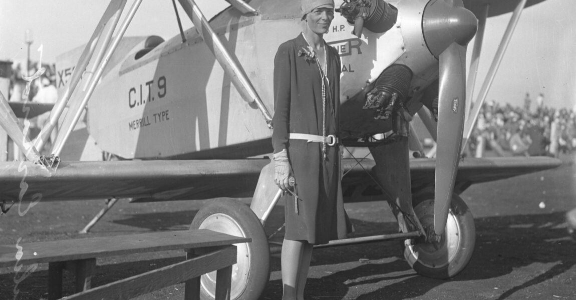 Amelia Earhart im Jahr 1928