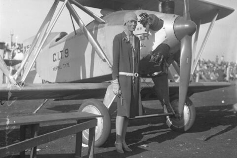 Amelia Earhart im Jahr 1928