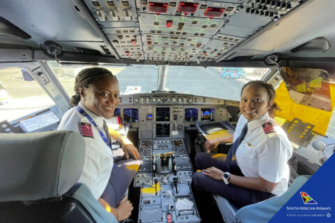 „Afrikanerinnen
finden nur schwer
einen Einstieg in die
Welt der Luftfahrt“ meint Maseka Semo-Olesi Kithinji.