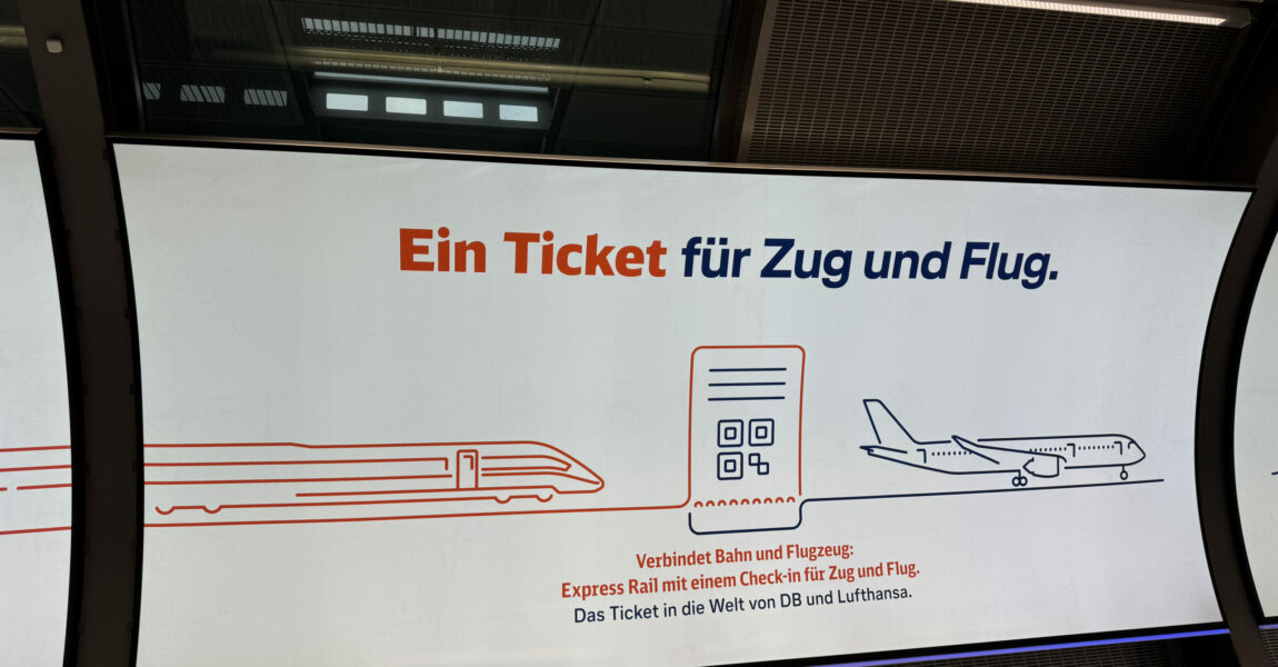 Lufthansa Express Rail: Ob Aachen, Erfurt oder Berlin –  alle Züge können über die Lufthansa gebucht werden.