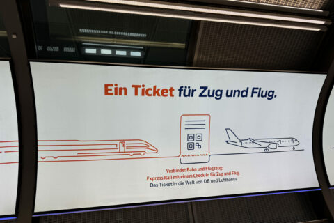 Lufthansa Express Rail: Ob Aachen, Erfurt oder Berlin –  alle Züge können über die Lufthansa gebucht werden.